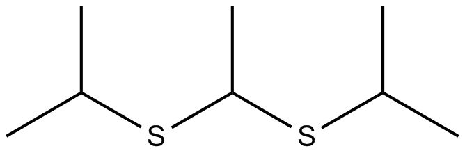 Image of propane, 2,2-[ethylidenebis(thio)]bis