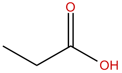 Image of propanoic acid