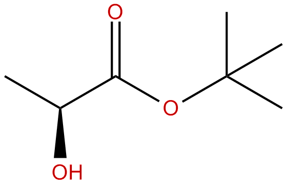 Image of propanoic acid, 2-hydroxy-, 1,1-dimethylethyl ester, (S)-