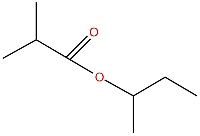 Image of propanoic acid, 2-methyl-, 1-methylpropyl ester