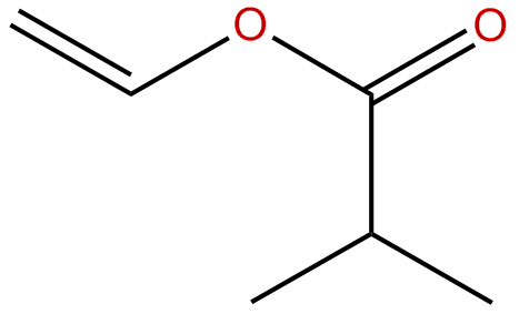 Image of propanoic acid, 2-methyl-, ethenyl ester