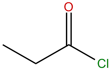 Image of propanoyl chloride