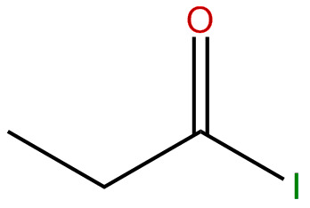 Image of propionyl iodide