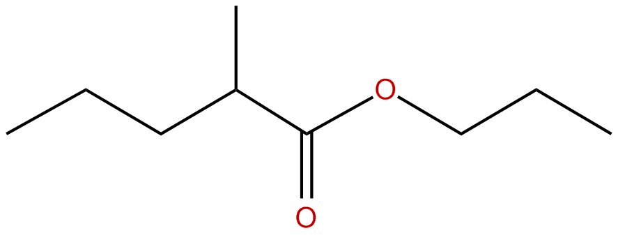 Image of propyl 2-methylpentanoate