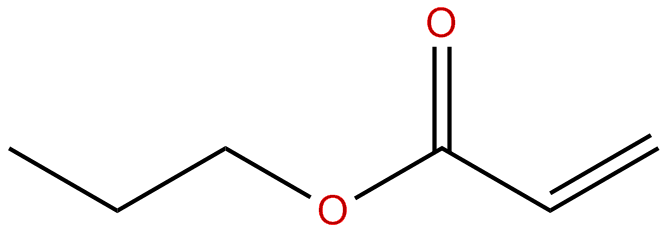 Image of propyl 2-propenoate
