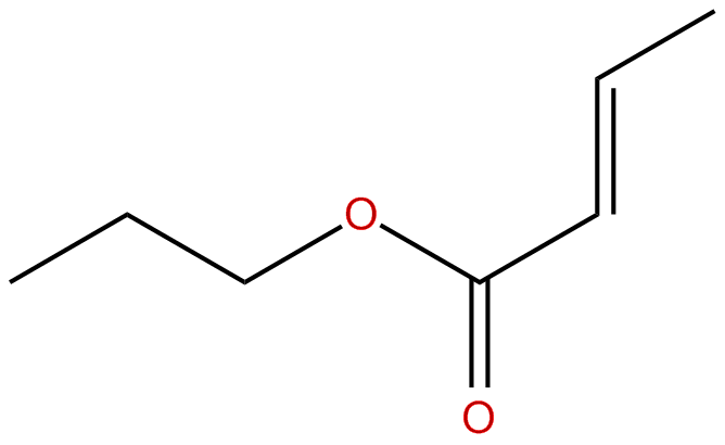 Image of propyl crotonate