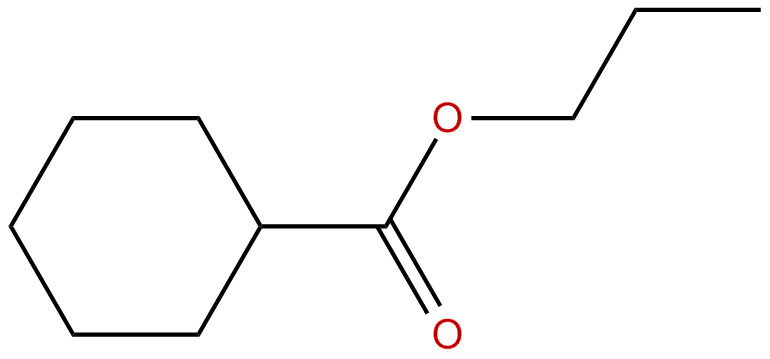 Image of propyl cyclohexanecarboxylate