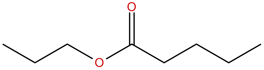 Image of propyl pentanoate