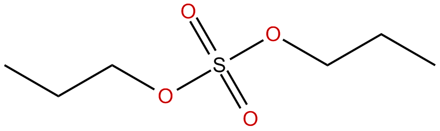 Image of propyl sulfate ((PrO)2 SO2)