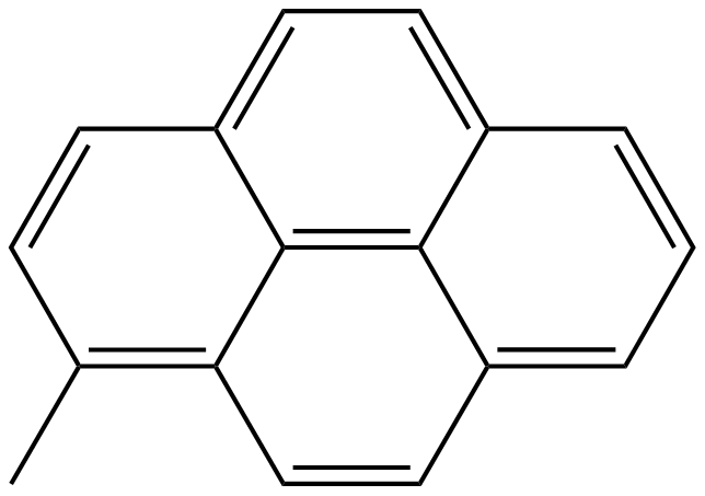 Image of pyrene, 1-methyl-