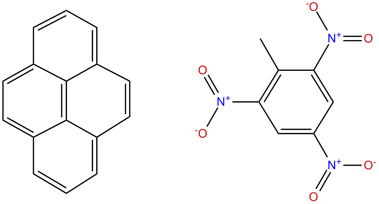 Image of pyrene, compd. with 2-methyl-1,3,5-trinitrobenzene(1:1)