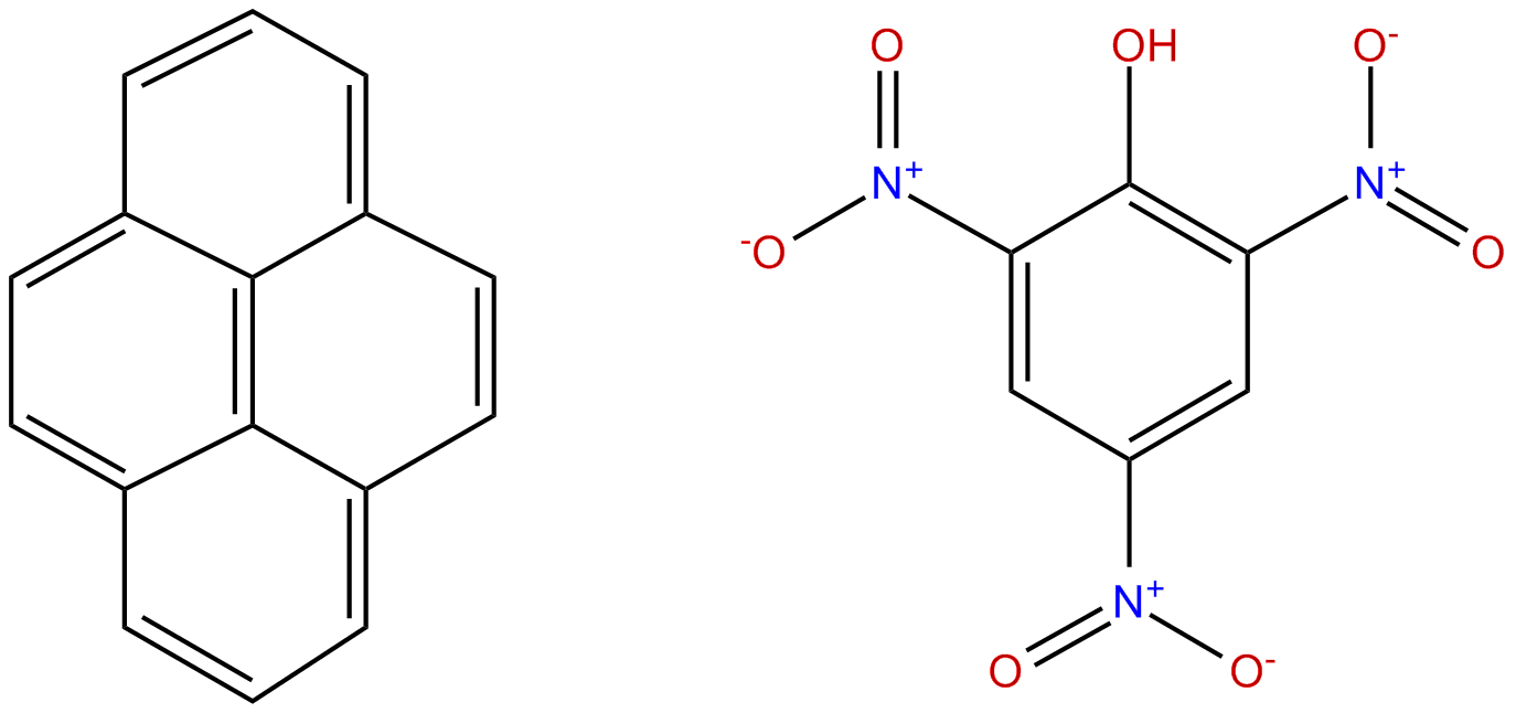 Image of pyrene, compd. with 2,4,6-trinitrophenol(1:1)