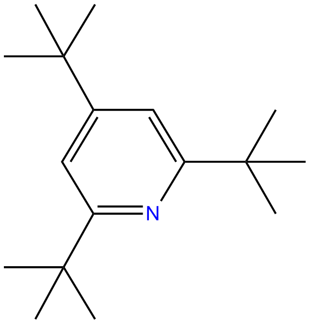 Image of pyridine, 2,4,6-tris(1,1-dimethylethyl)-