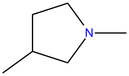 Image of pyrrolidine, N,3-dimethyl-