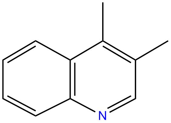 Image of quinoline, 3,4-dimethyl-