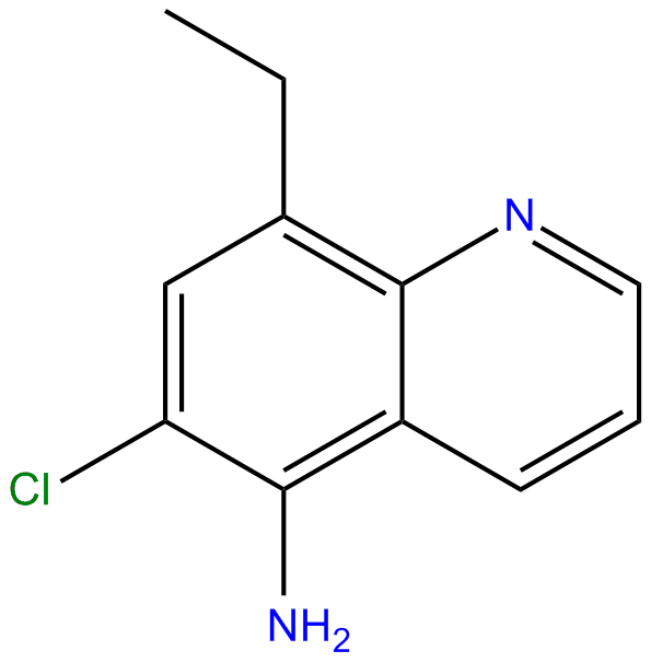 Image of quinoline, 5-amino-6-chloro-8-ethyl-