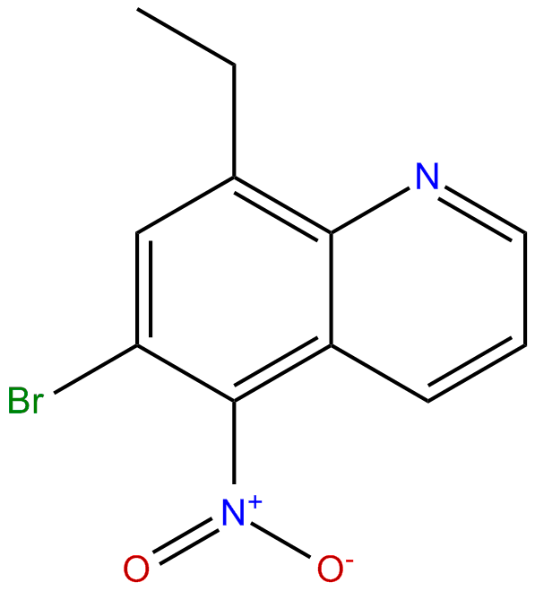 Image of quinoline, 6-bromo-8-ethyl-5-nitro-