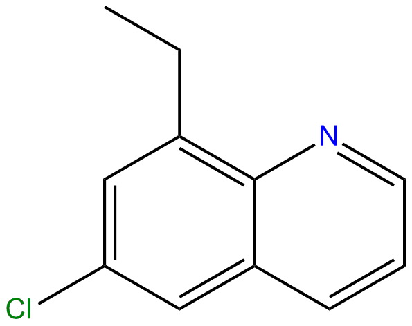 Image of quinoline, 6-chloro-8-ethyl-