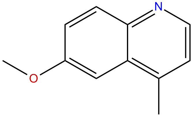 Image of quinoline, 6-methoxy-4-methyl-
