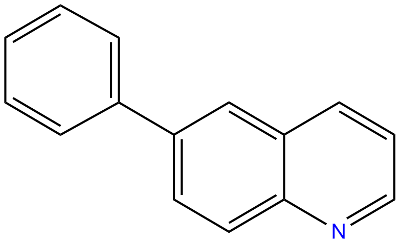 Image of quinoline, 6-phenyl-