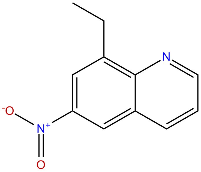 Image of quinoline, 8-ethyl-6-nitro-