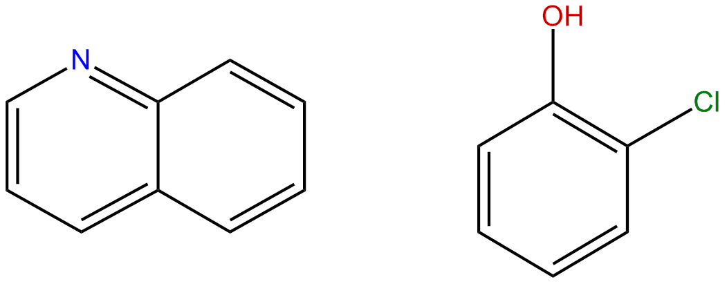 Image of Quinoline, compd. with o-chlorophenol (1:1)