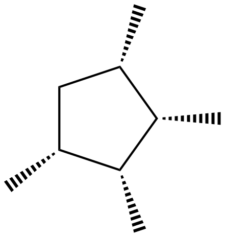 Image of r-1,c-2,c-3,c-4-tetramethylcyclopentane