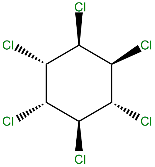 Image of r-1,c-2,t-3,c-4,t-5,t-6-hexachlorocyclohexane