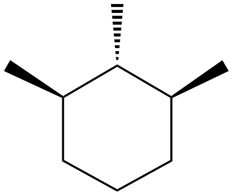 Image of r-1,t-2,c-3-trimethylcyclohexane
