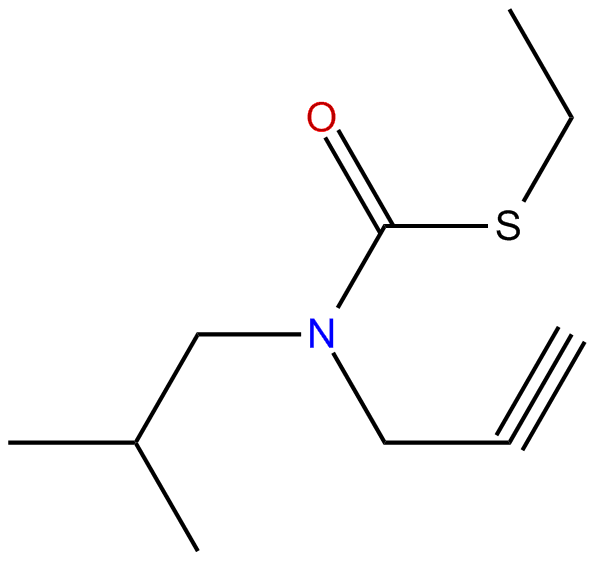 Image of S-ethyl (2-methylpropyl)-2-propynylcarbamothioate