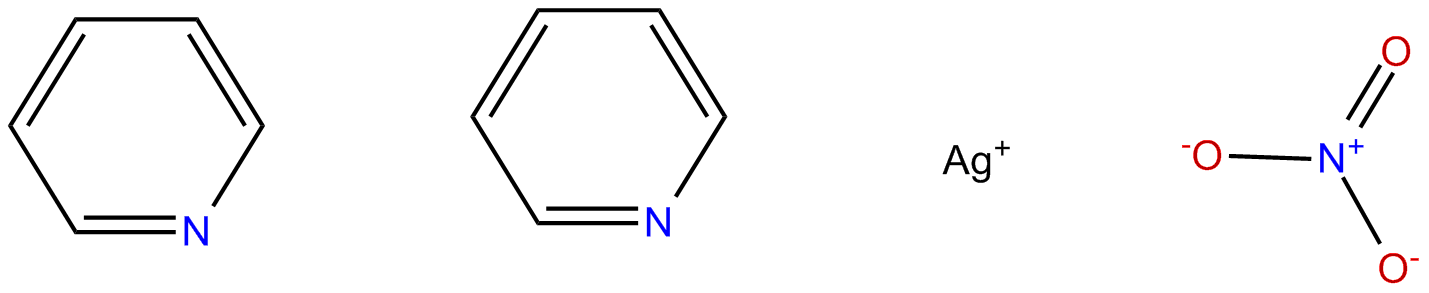 Image of silver nitrate, complex with pyridine (1:2)