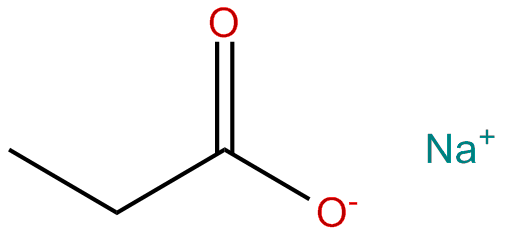 Image of sodium propanoate