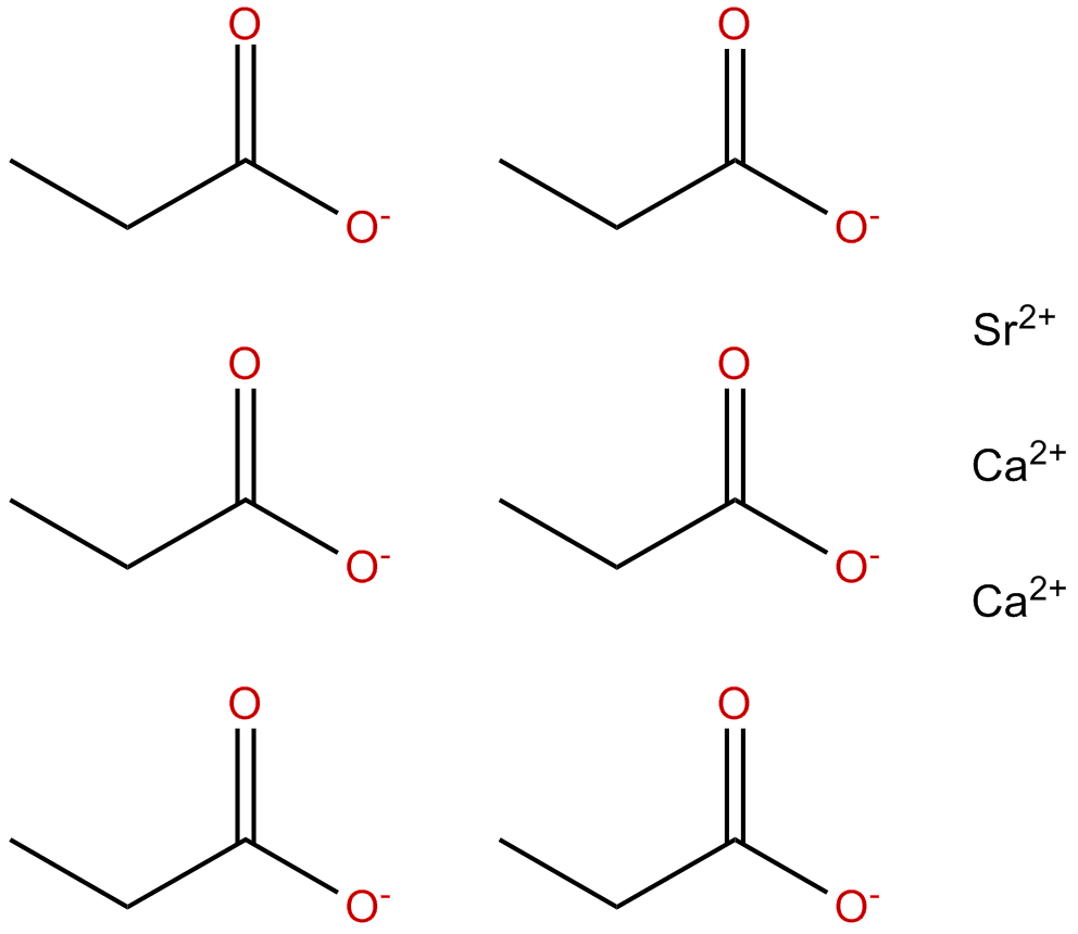 Image of strontium dicalcium hexapropanoate