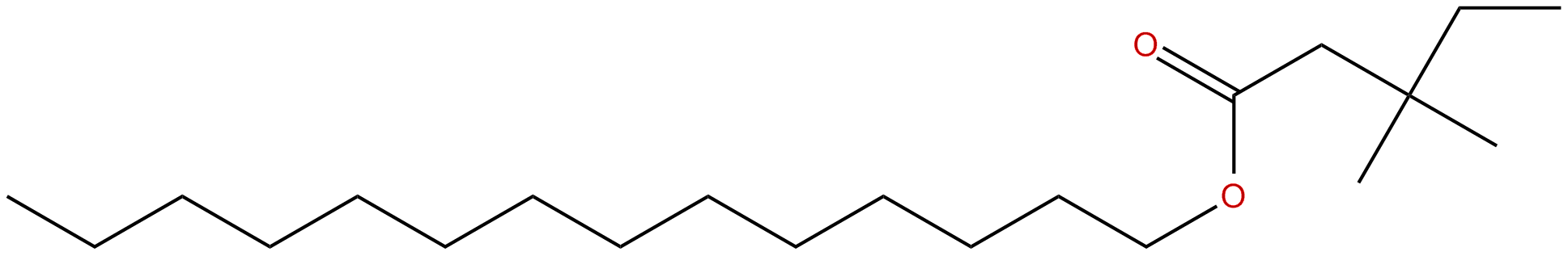 Image of tetradecyl 3,3-dimethylpentanoate