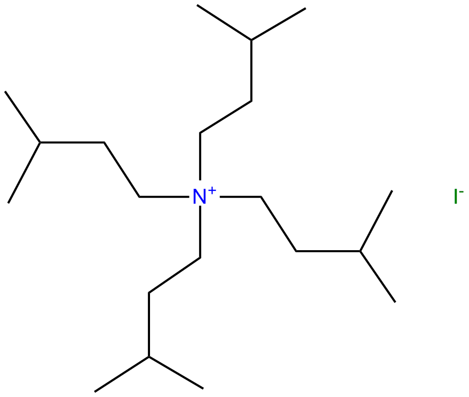 Image of tetrakis(3-methylbutyl)ammonium iodide