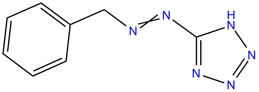 Image of tetrazole, 5-benzylazo-