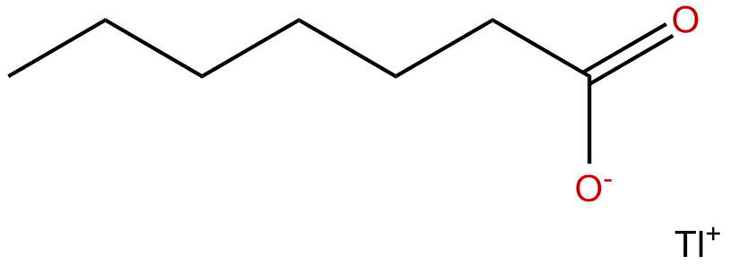 Image of thallium(I) heptanoate
