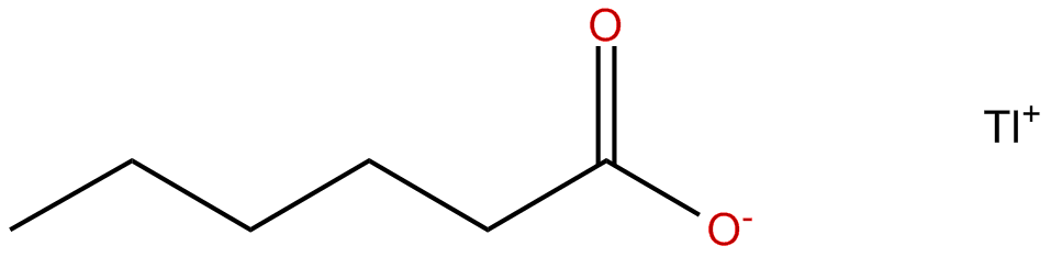 Image of thallium(I) hexanoate