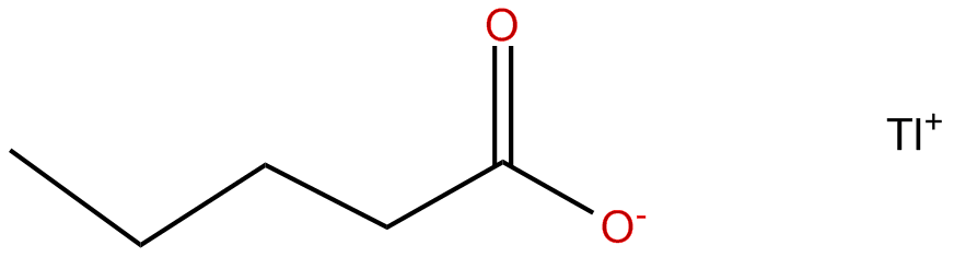 Image of thallium(I) pentanoate