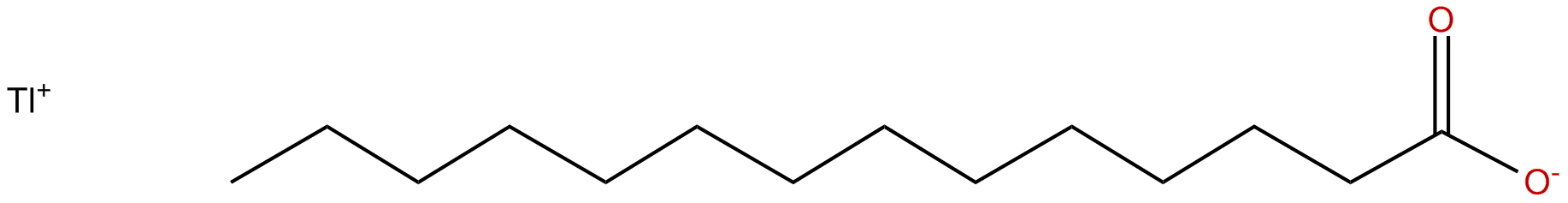 Image of thallium(I) tetradecanoate