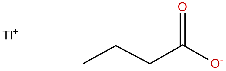 Image of thallium(+1) butanoate