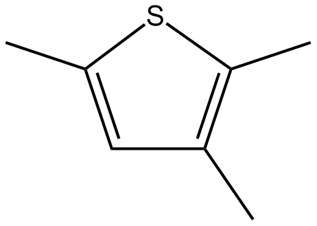 Image of thiophene, 2,3,5-trimethyl-