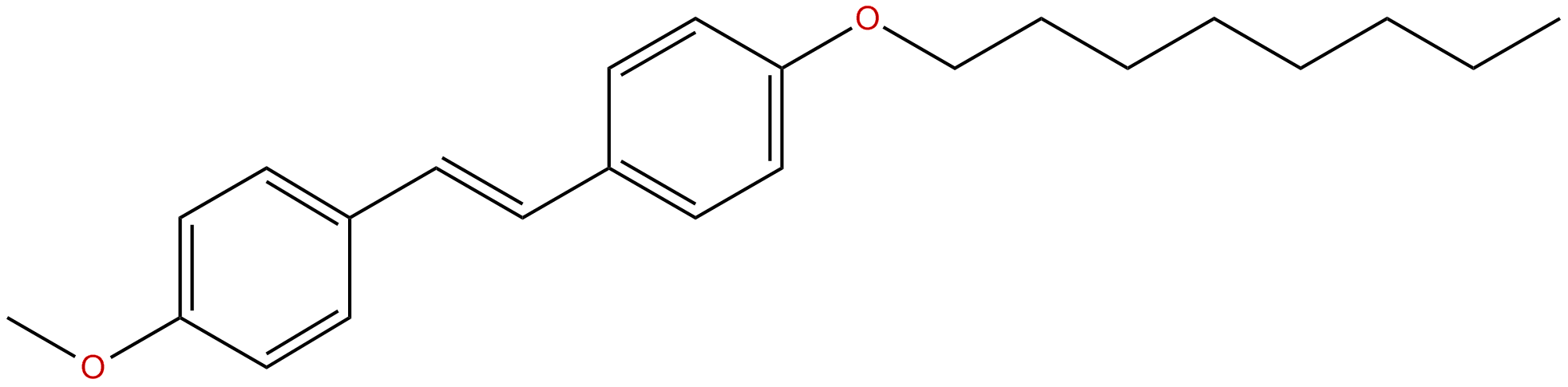 Image of trans-1-(4-methoxyphenyl)-2-(4-octyloxyphenyl)ethene