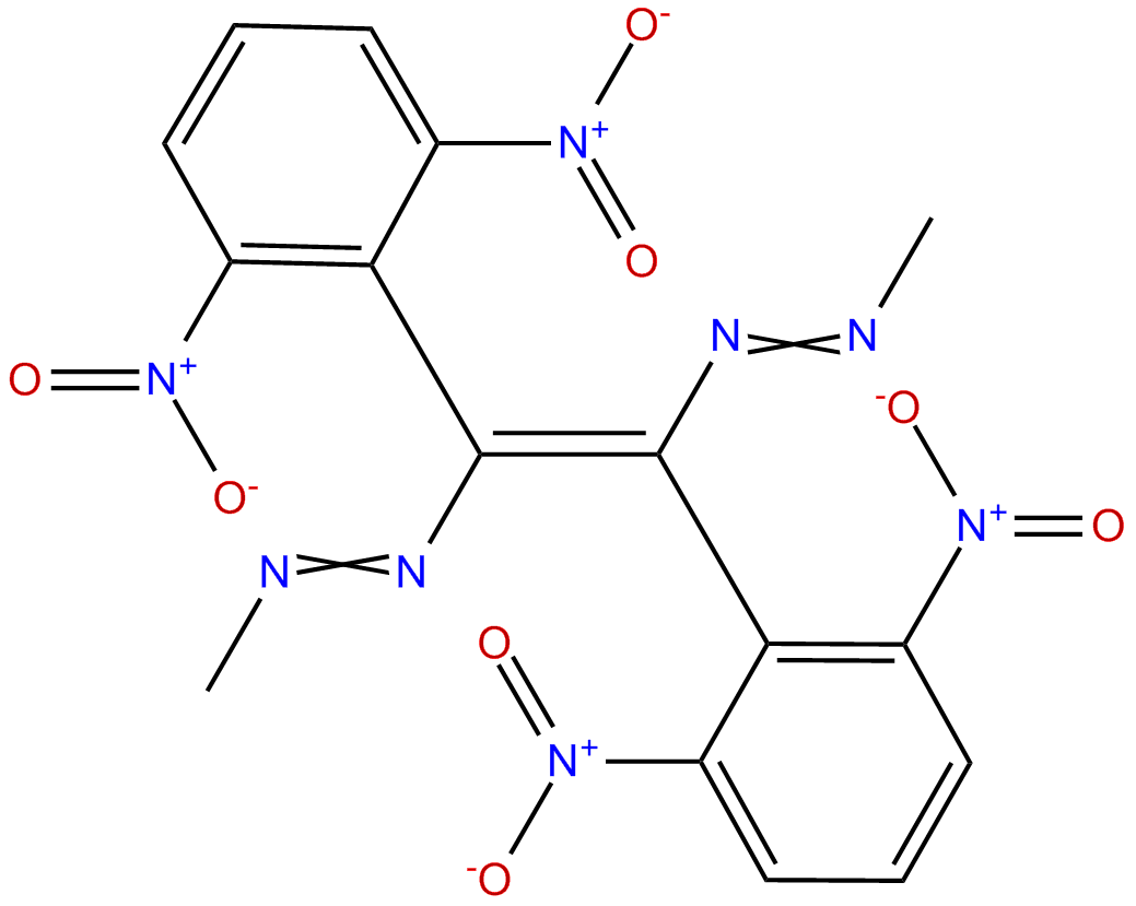 Image of trans-1,2-bis(2,6-dinitrophenyl)bis-(methylazo)ethylene
