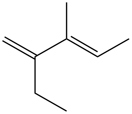 Image of trans-2-ethyl-3-methyl-1,3-pentadiene