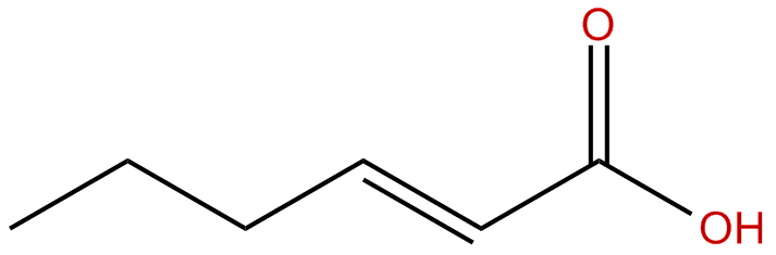 Image of trans-2-hexenoic acid