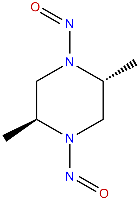 Image of trans-2,5-dimethyl-1,4-dinitrosopiperazine