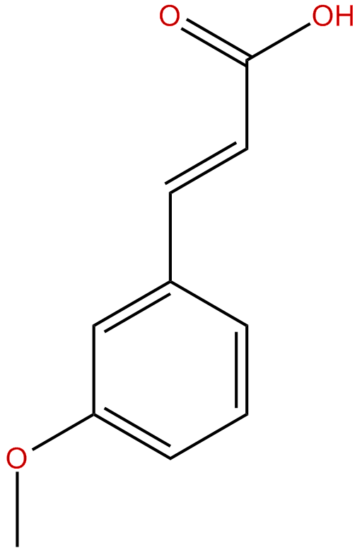 Image of trans-3-methoxycinnamic acid