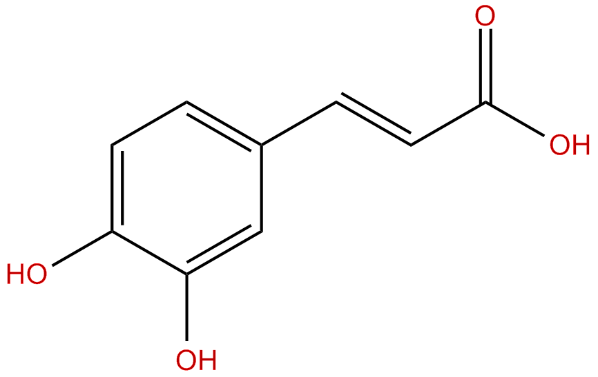 Image of trans-3,4-dihydroxycinnamic acid
