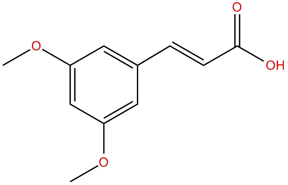 Image of trans-3,5-dimethoxycinnamic acid